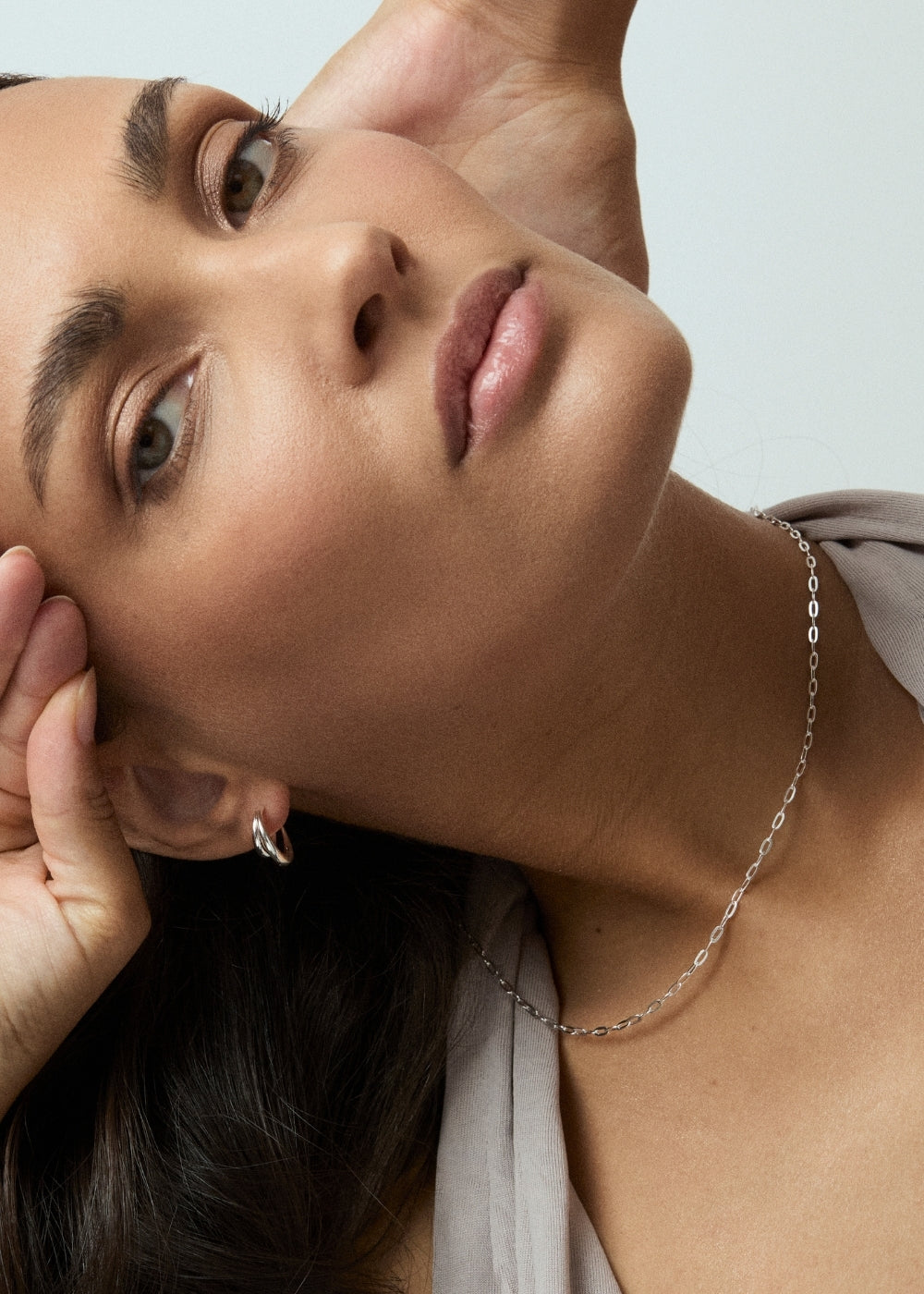 Mini Paperclip Chain Necklace