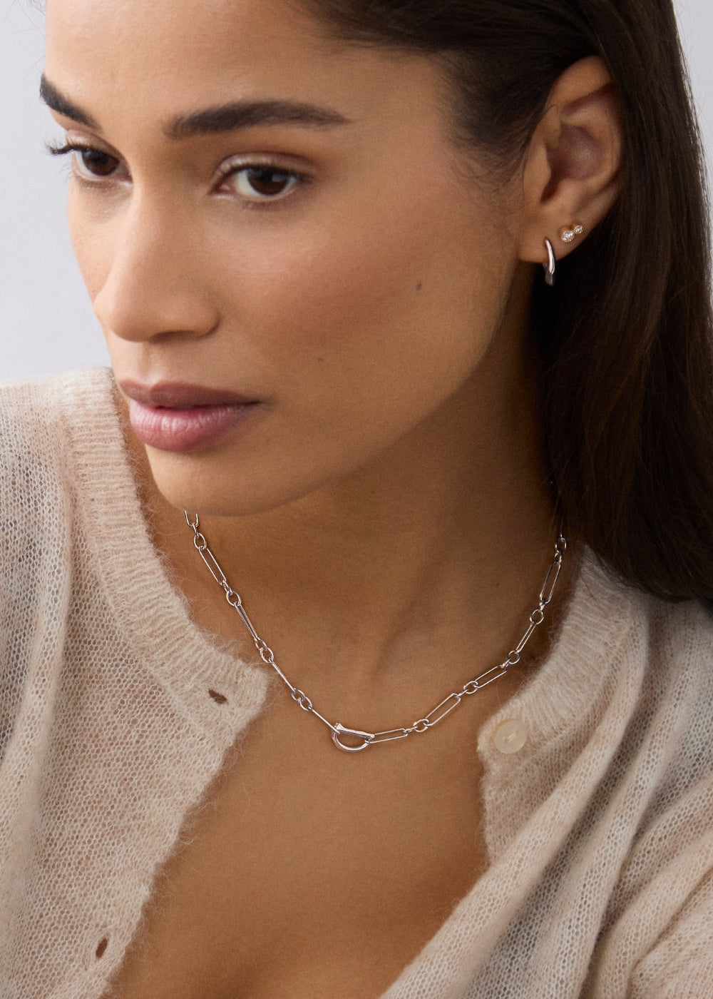 Trombone Chain Necklace