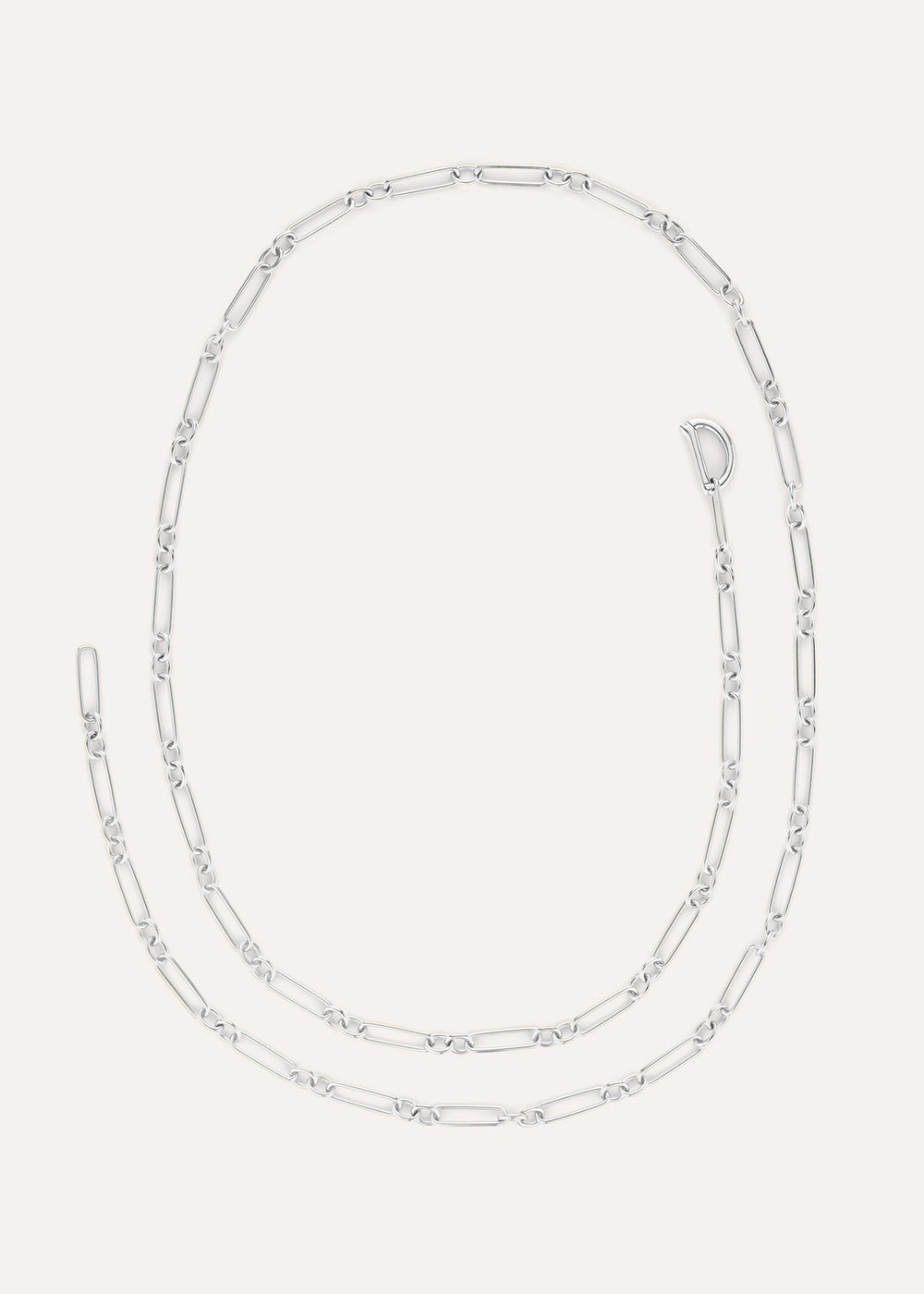 Long Trombone Chain Necklace