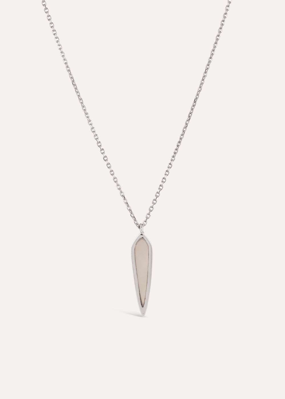 Pearl Petal Pendant Necklace