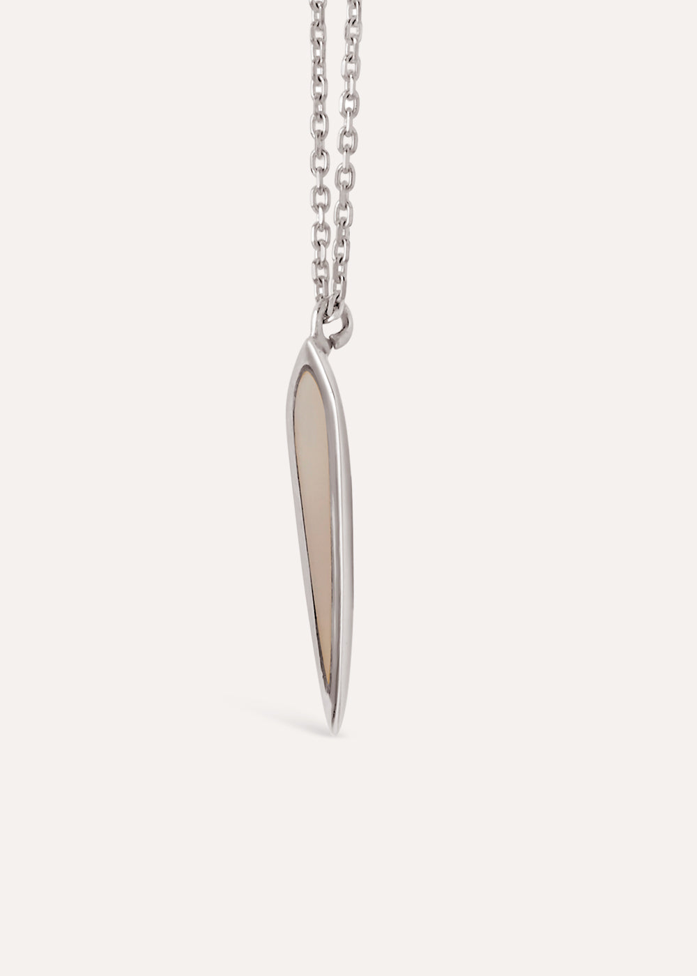 Pearl Petal Pendant Necklace