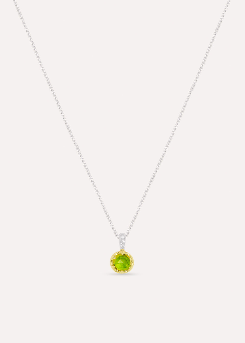 Peridot August Birthstone Necklace