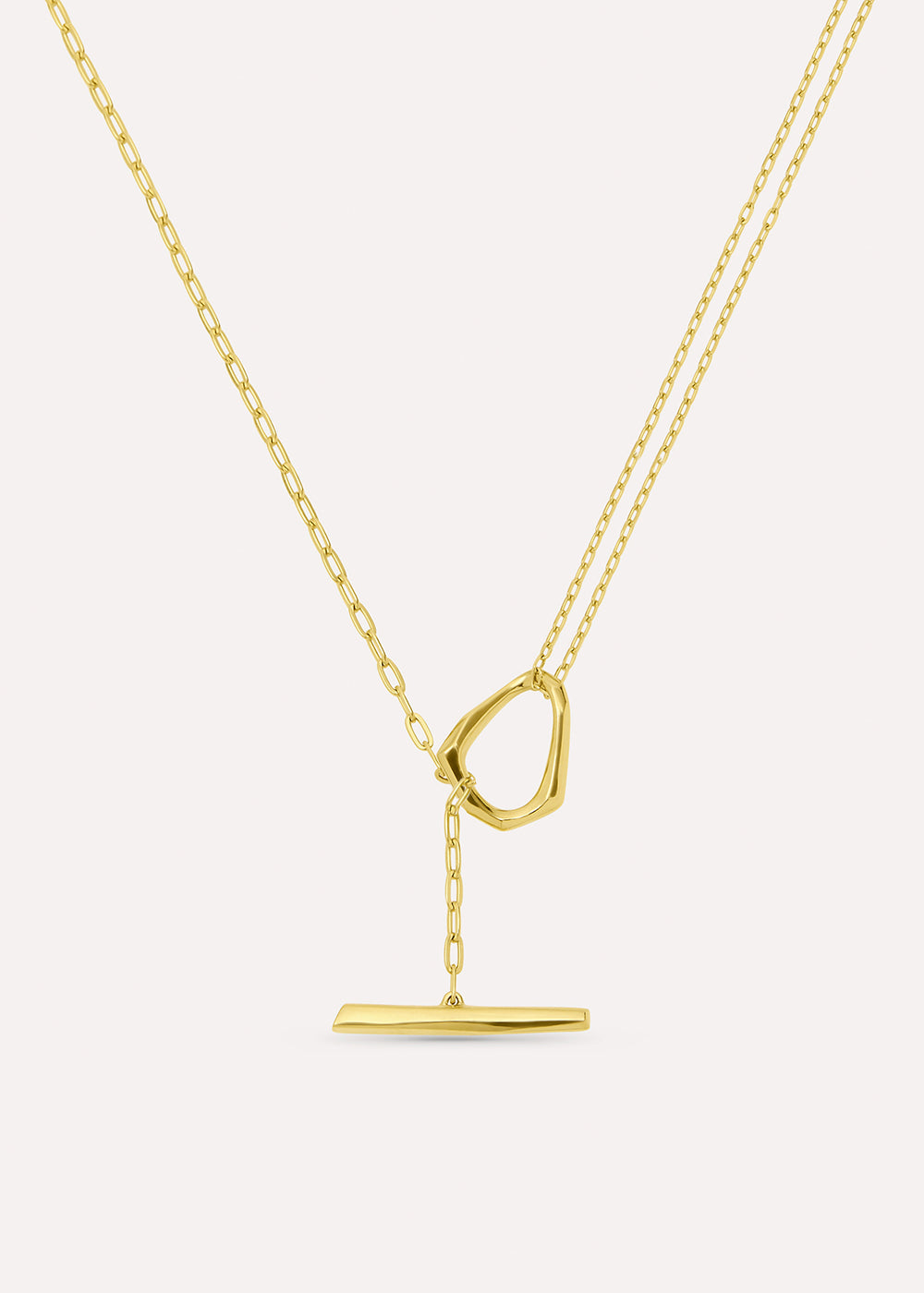 Thalassa Medium T-Bar Lariat Necklace