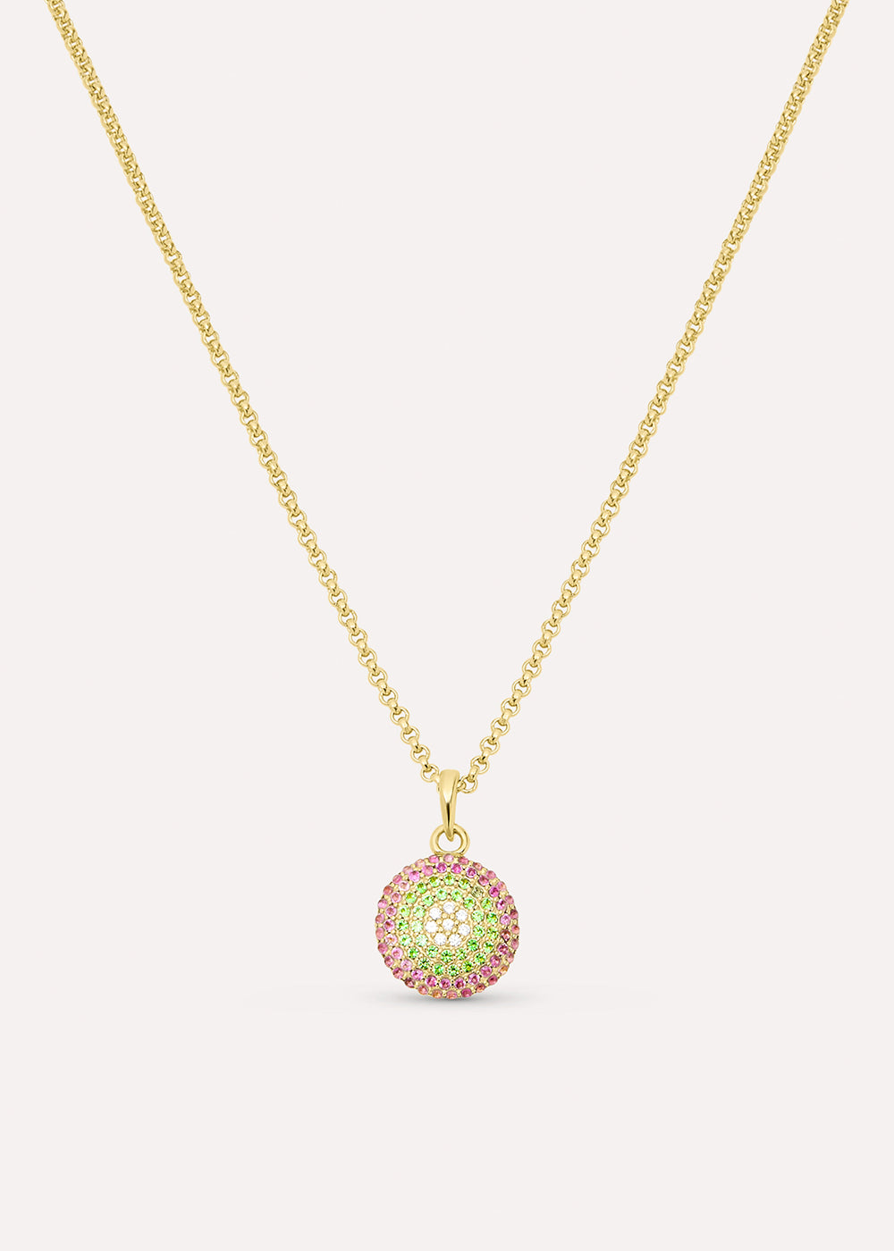 Suffragette Pavé Gemstone Locket