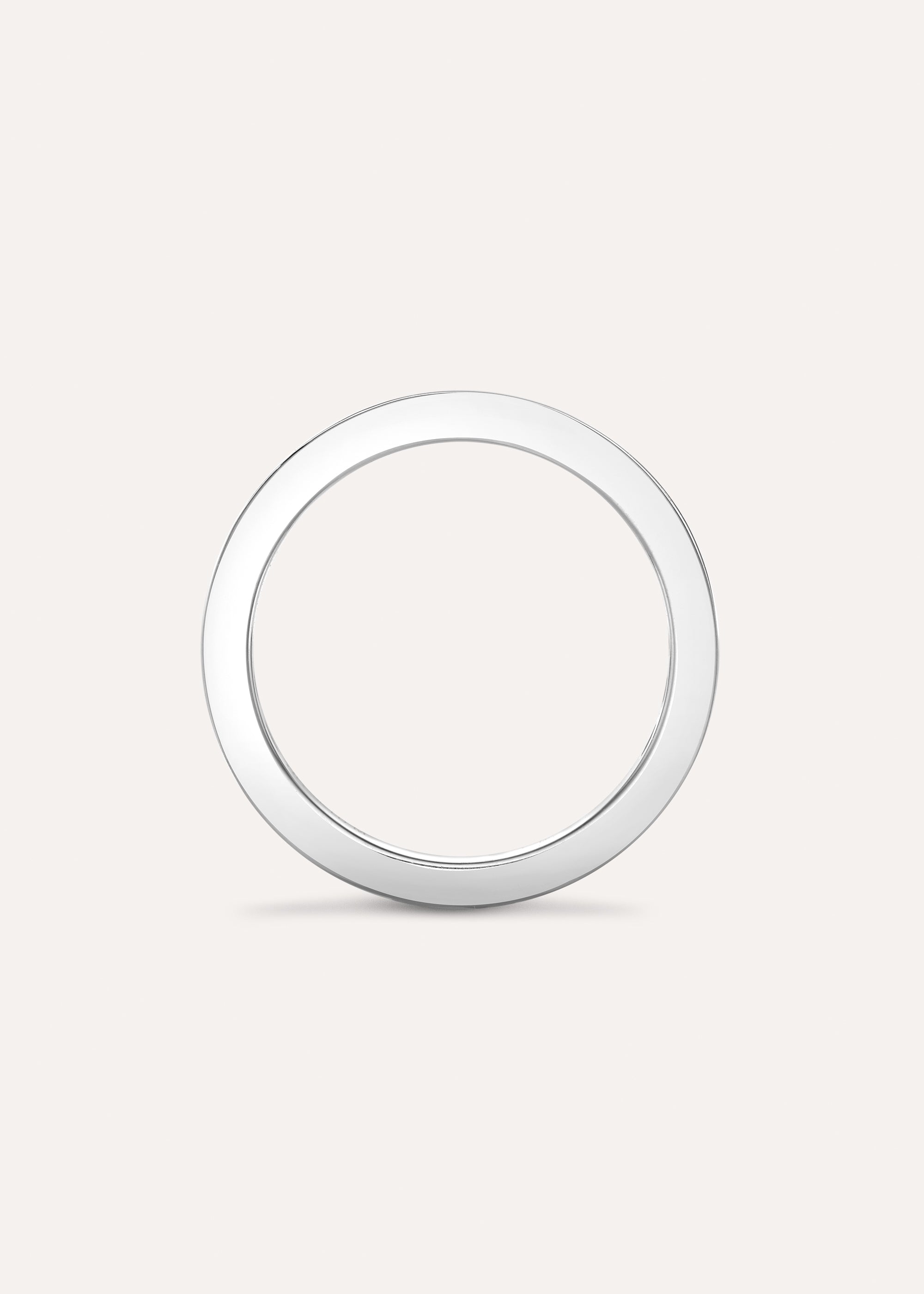 Natural Diamond Carre Eternity Ring