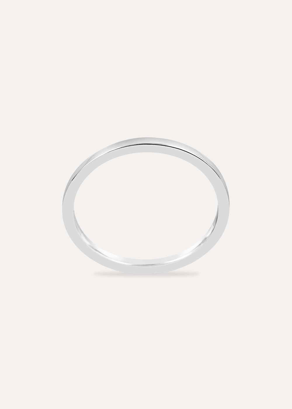 Flat Wedding Band 1.5mm