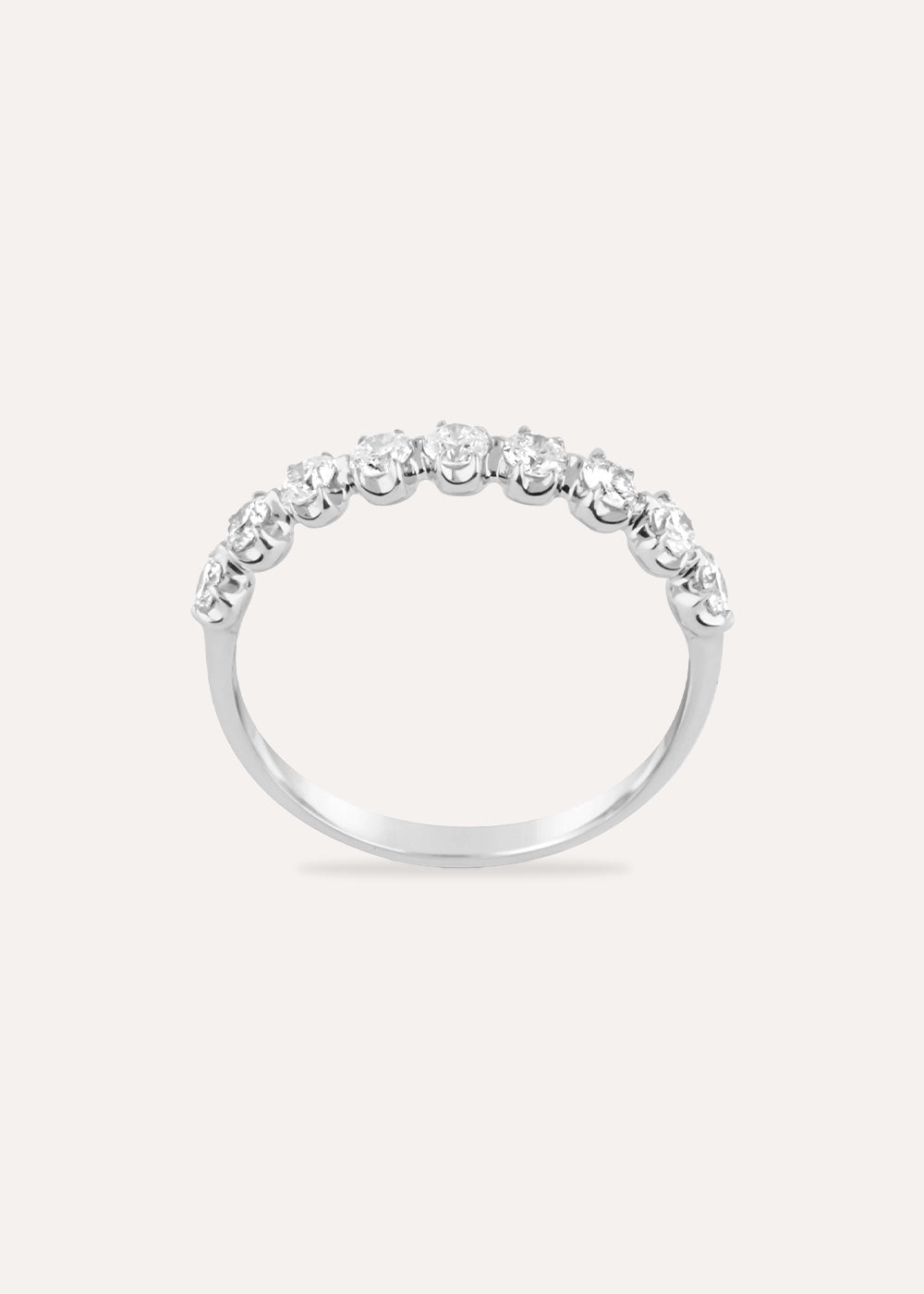 Elyhara Diamond Half Eternity Ring