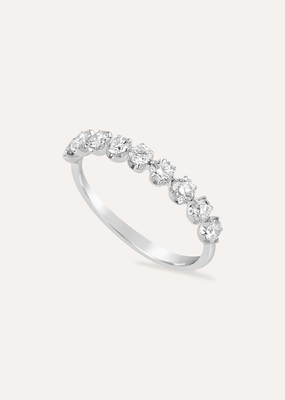 Elyhara Diamond Half Eternity Ring