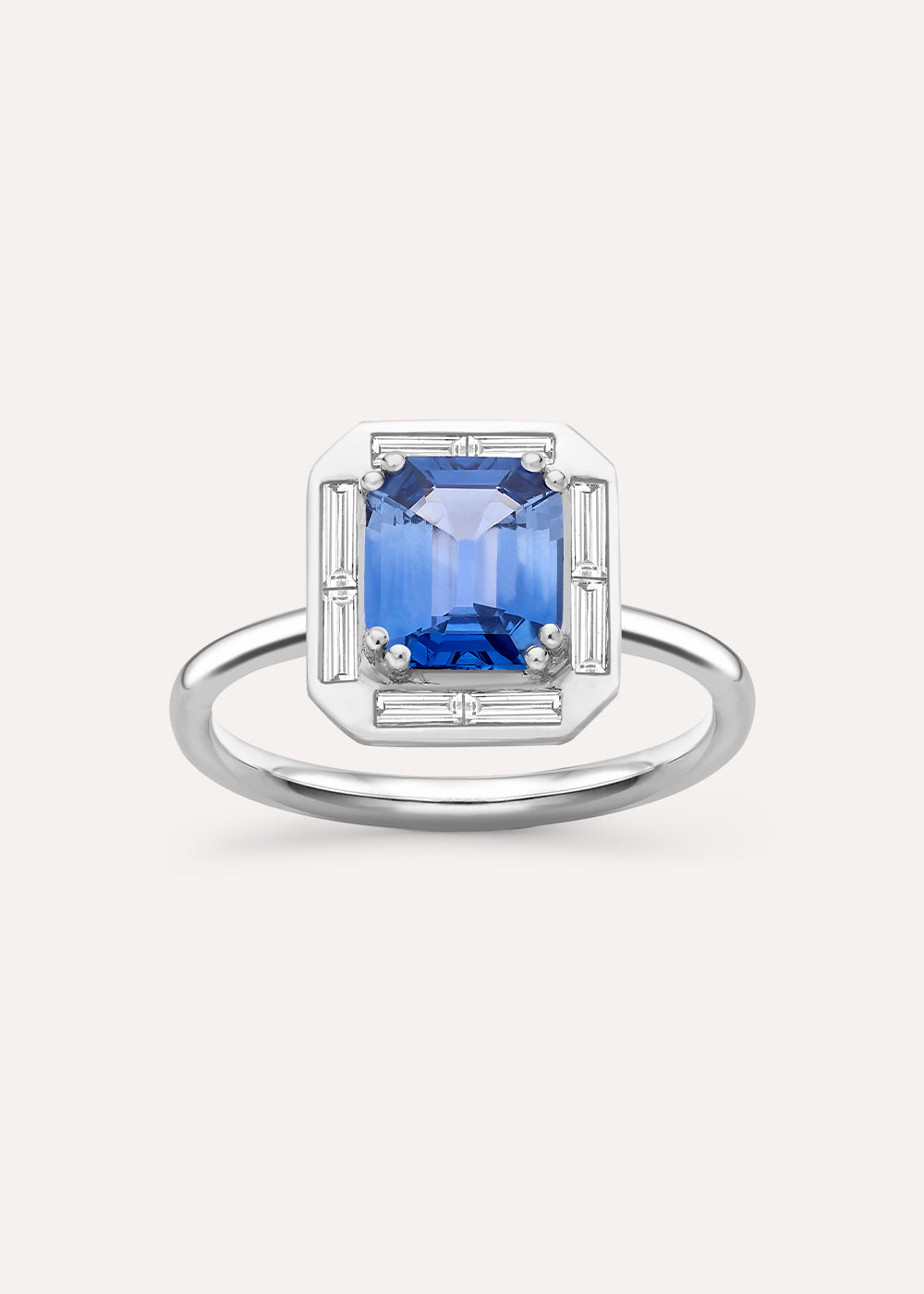 Heni Blue Sapphire & Diamond Ring