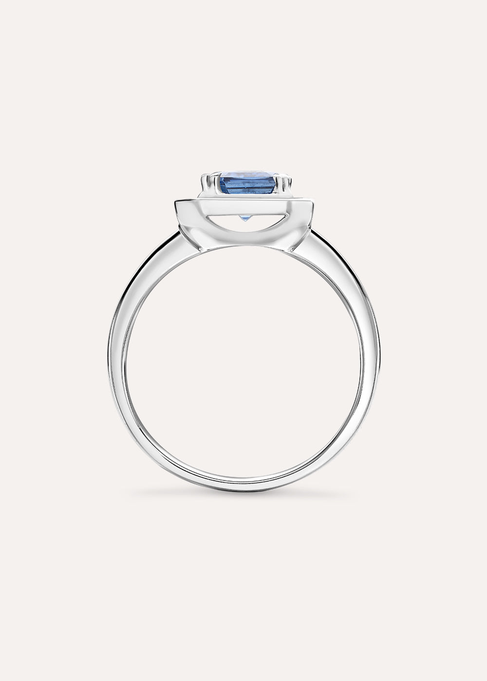 Heni Blue Sapphire & Diamond Ring
