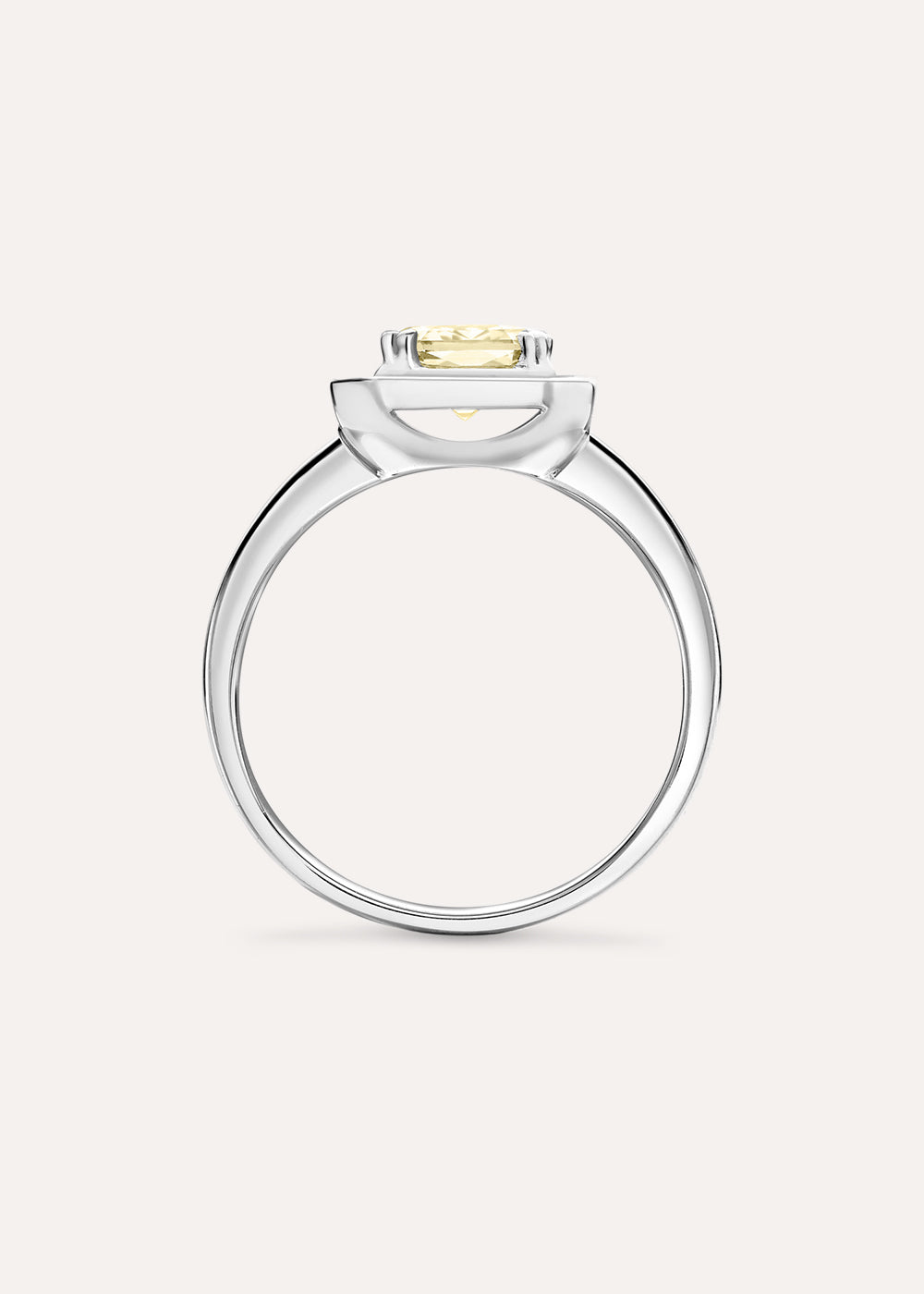 Heni Yellow Sapphire & Diamond Ring