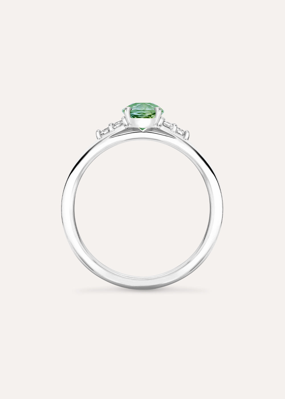 Katie Green Sapphire & Diamond Ring