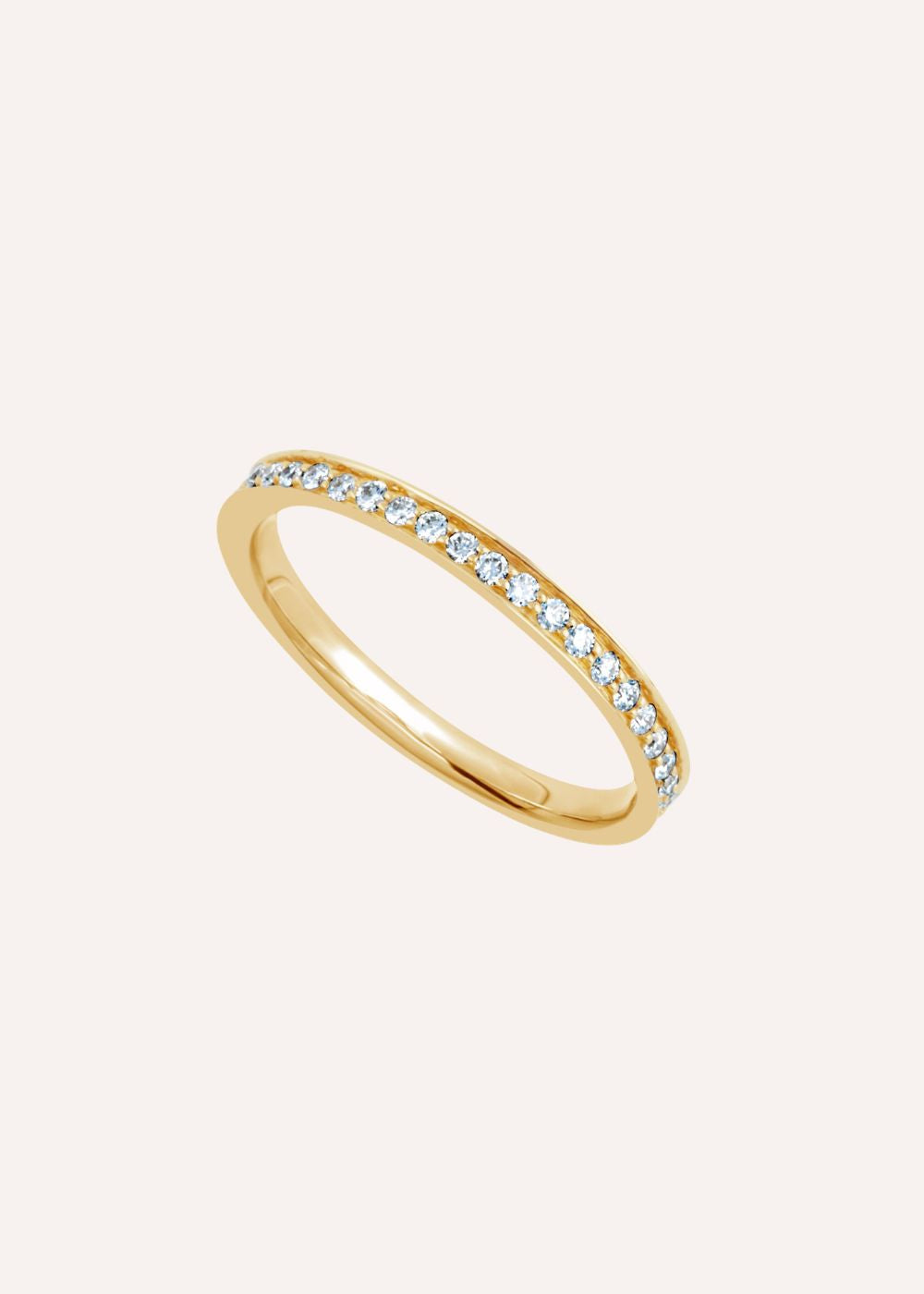 Full Diamond Eternity Thread Set Ring