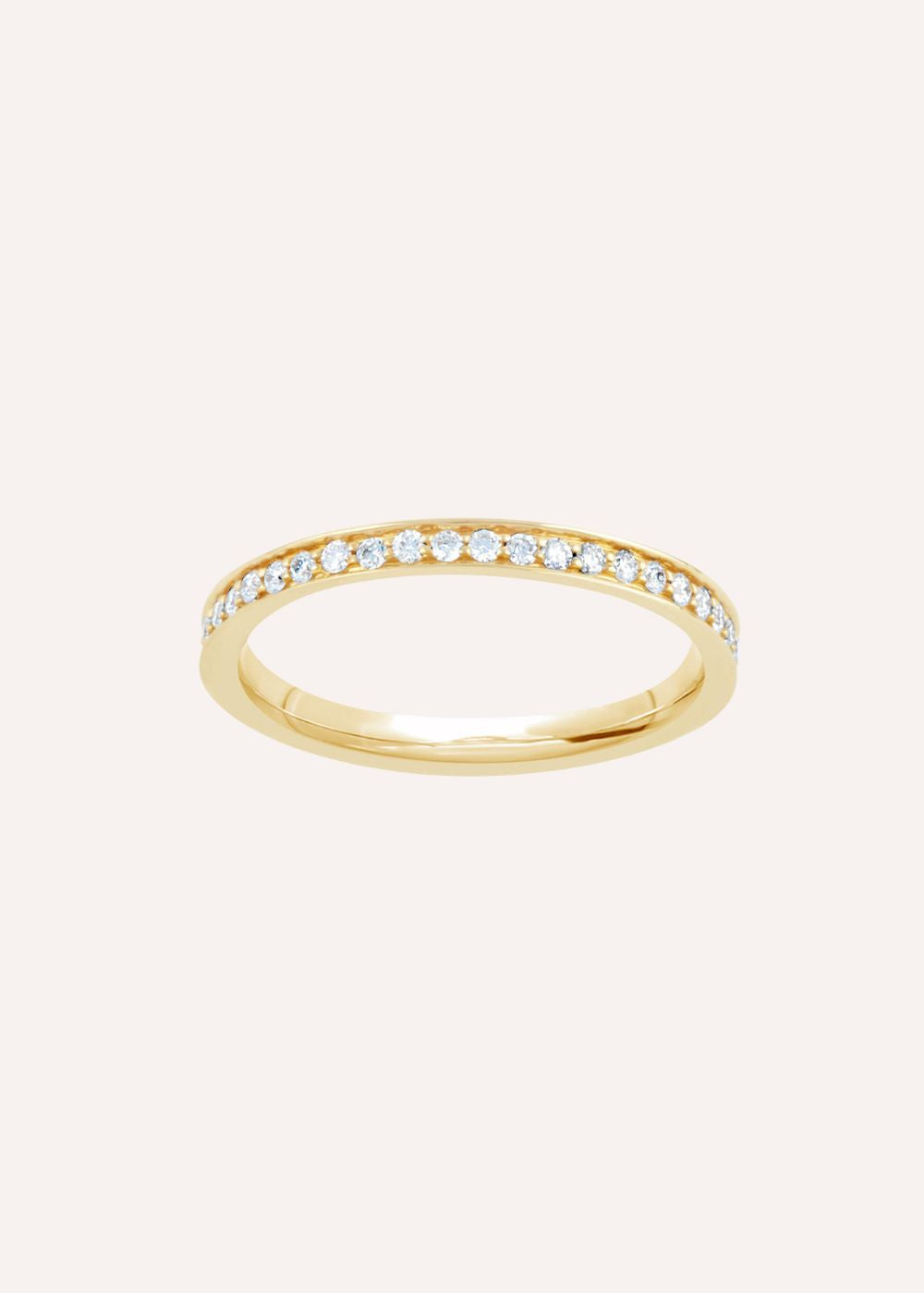 Full Diamond Eternity Thread Set Ring