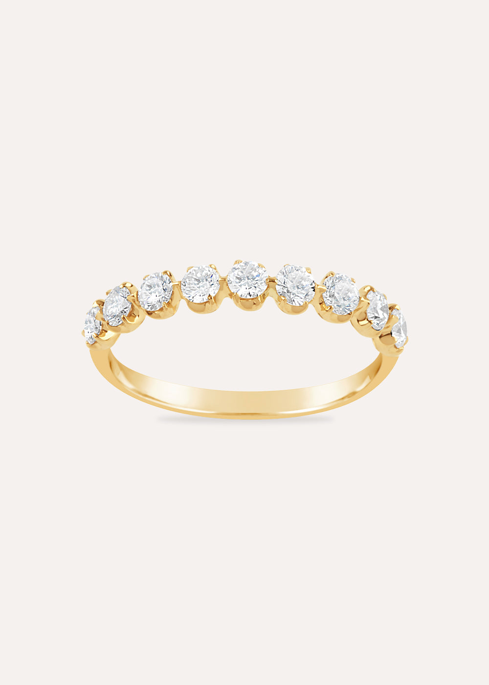 Elyhara Diamond Half Eternity Ring