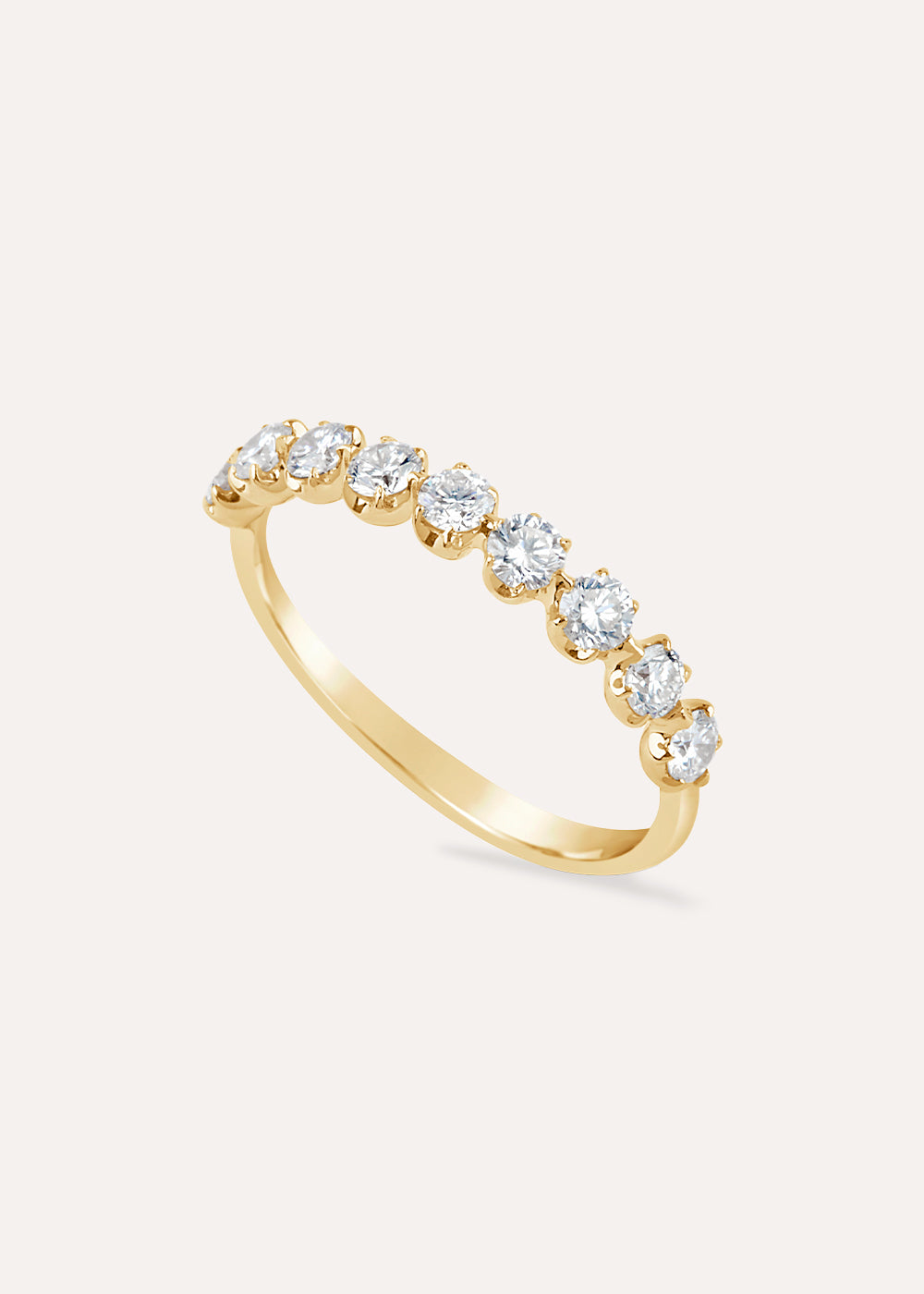 Elyhara Diamond Half Eternity Ring