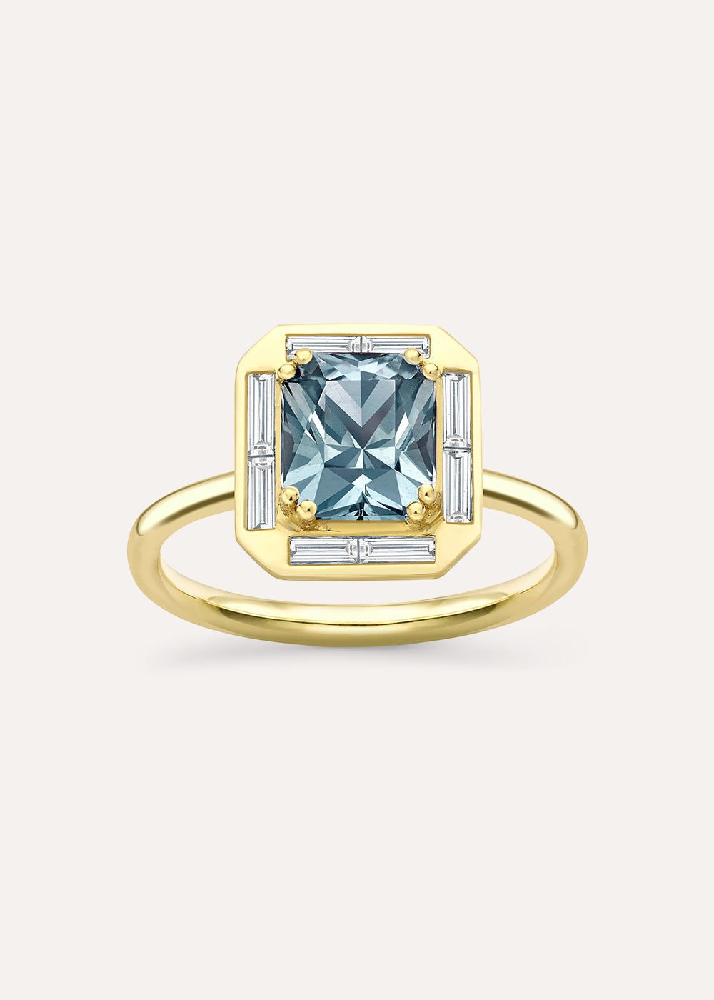 Heni Blue Sapphire & Diamond Ring