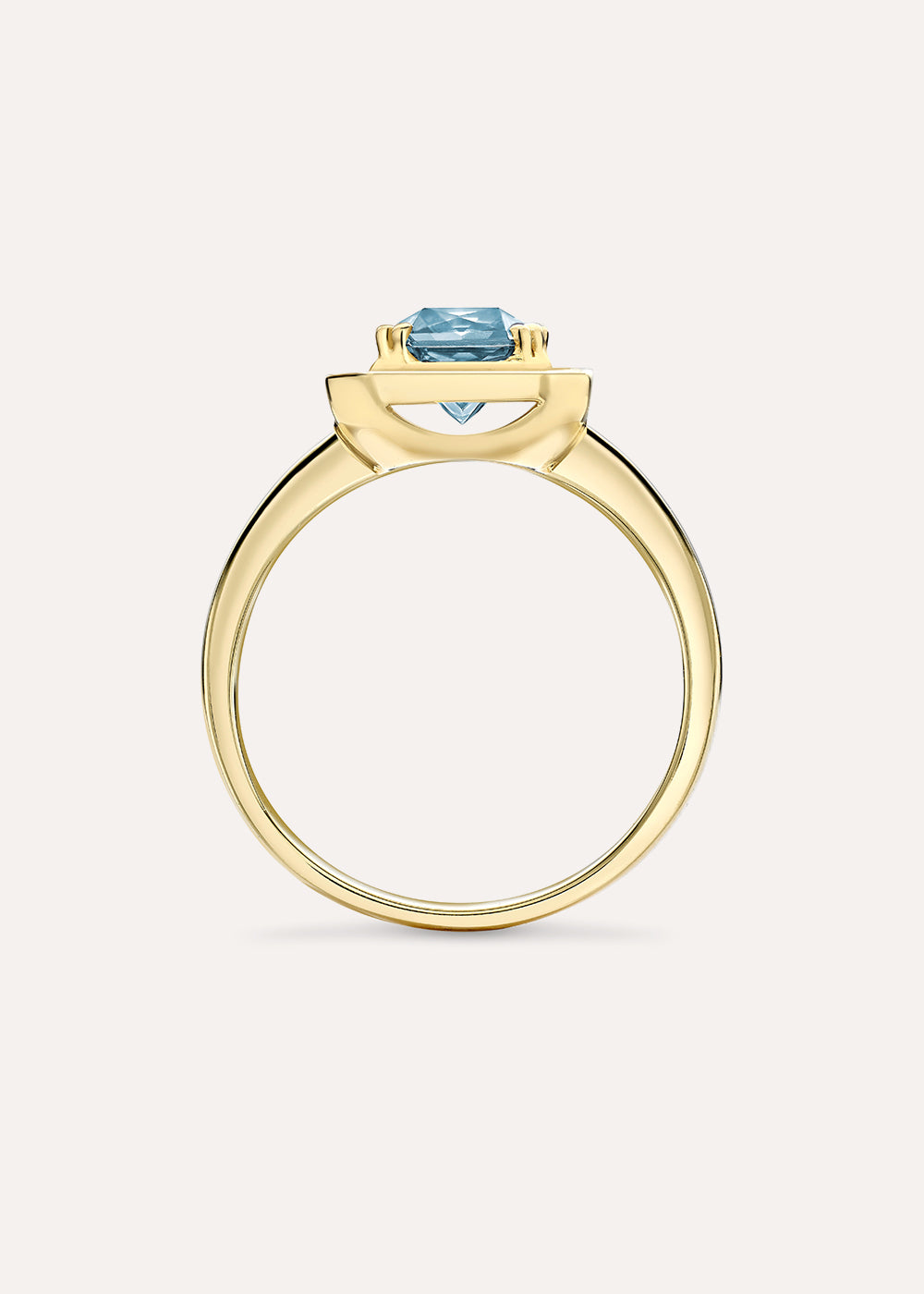 Heni Blue Sapphire & Diamond Ring