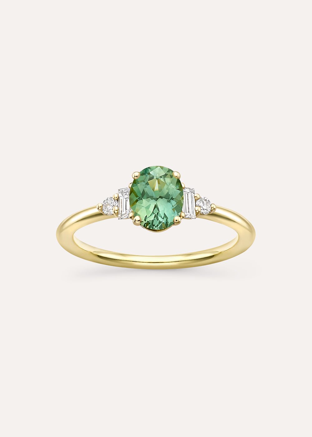 Katie Green Sapphire & Diamond Ring