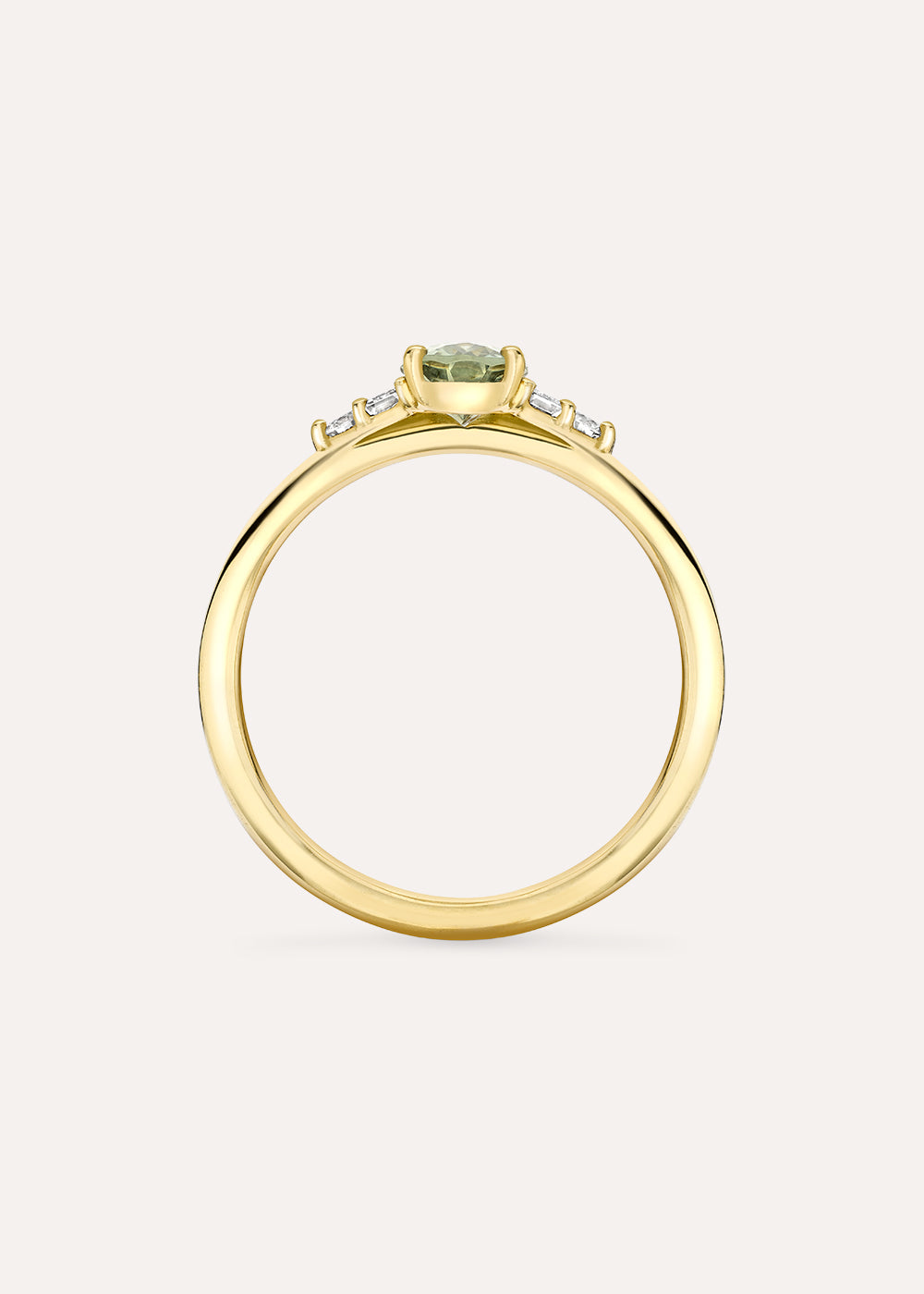 Katie Green Sapphire & Diamond Ring