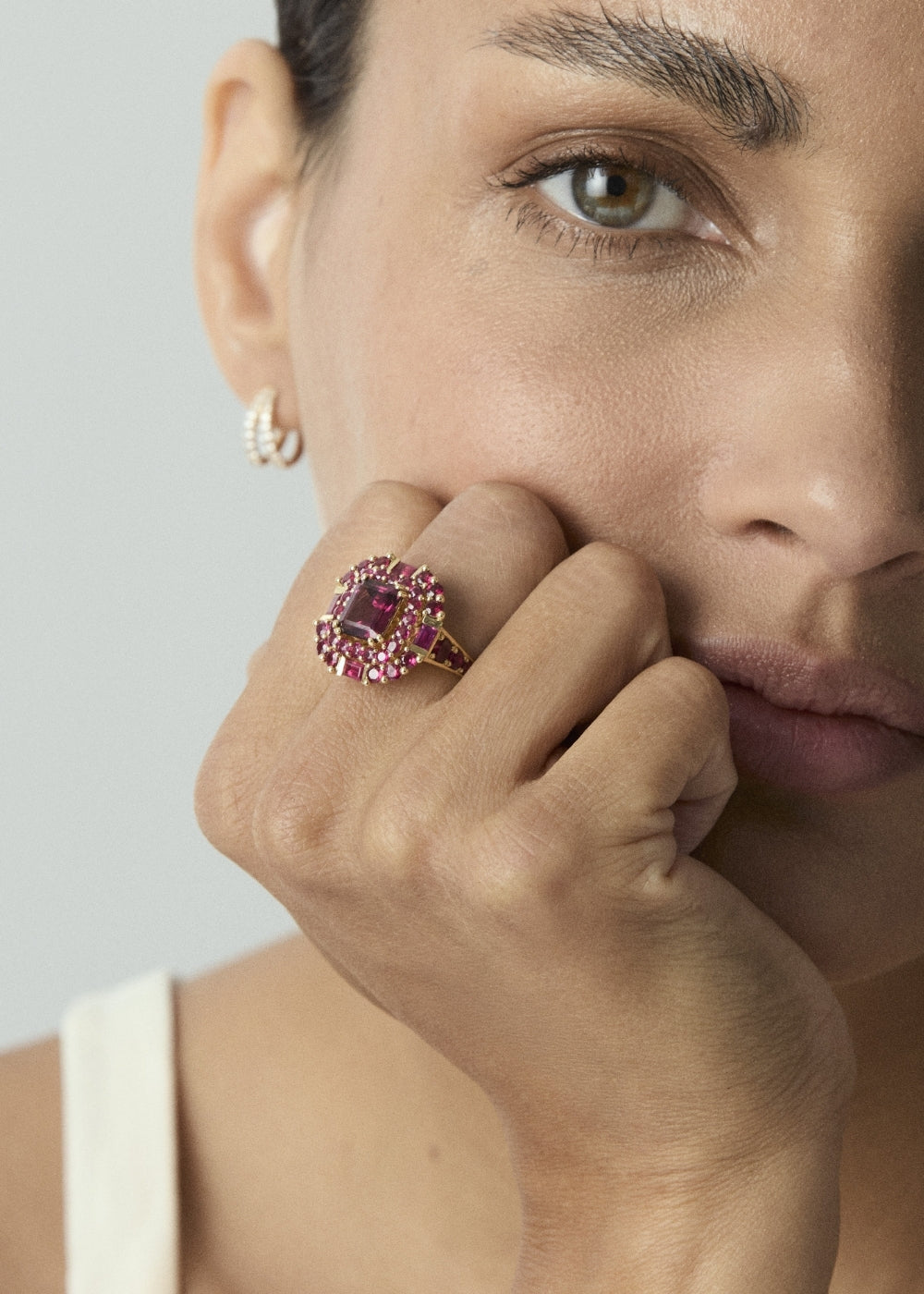Carmen Rhodolite, Garnet & Ruby Ring