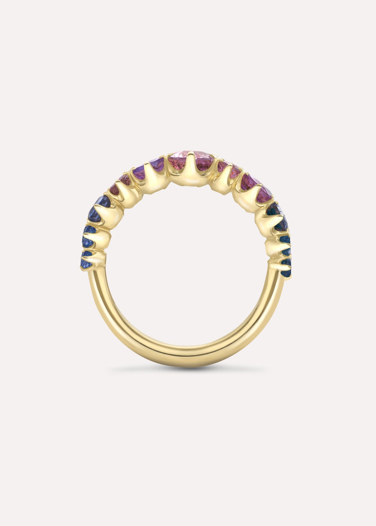 Starry Night Ombré Sapphire Ring