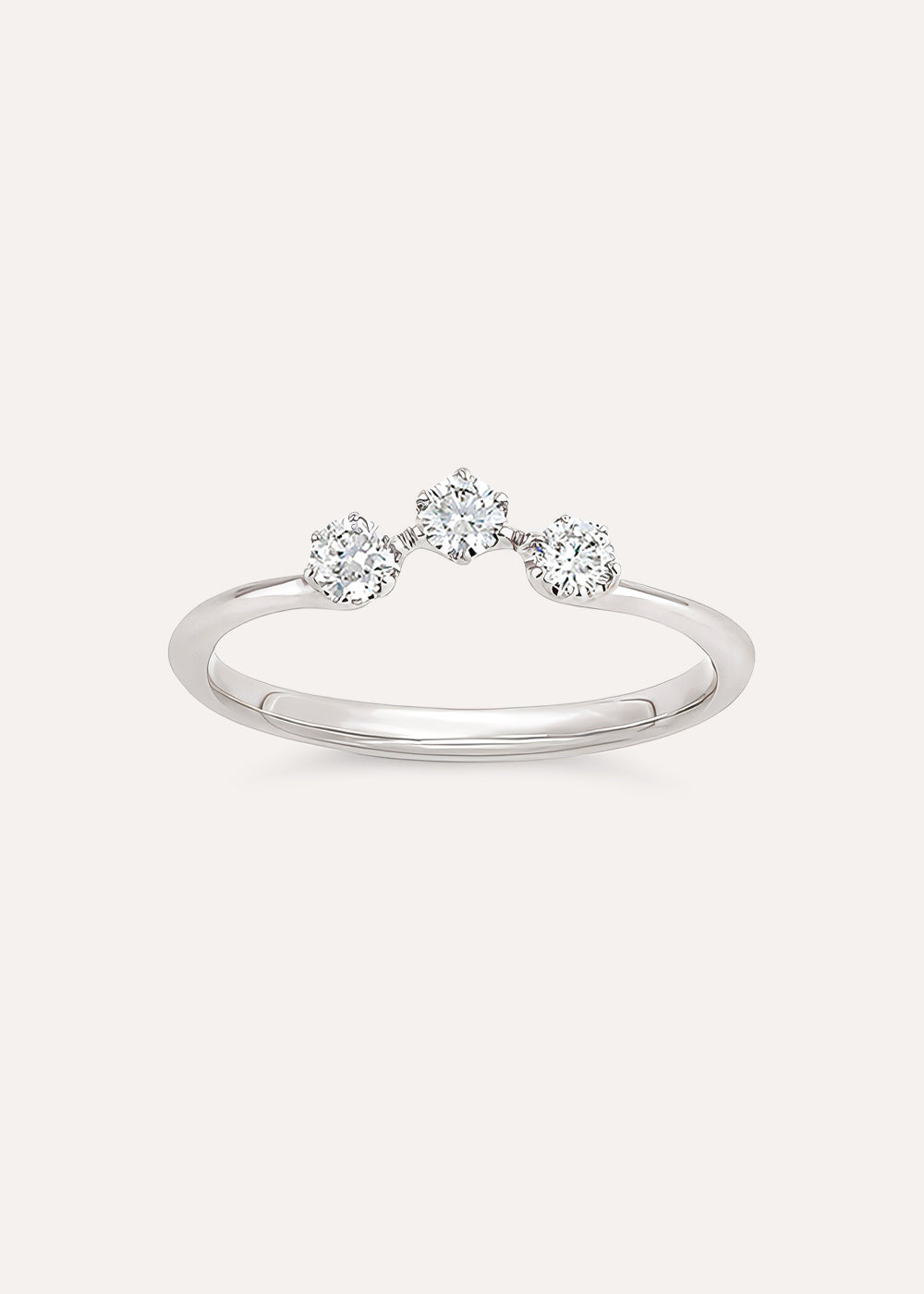 Ellie Crown Lab-Grown Diamond Pinky Ring