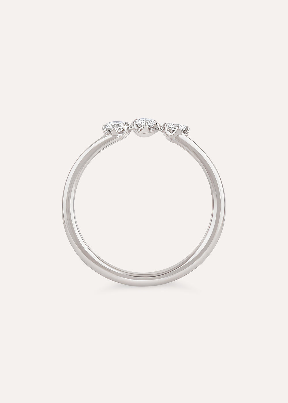 Ellie Crown Lab-Grown Diamond Pinky Ring
