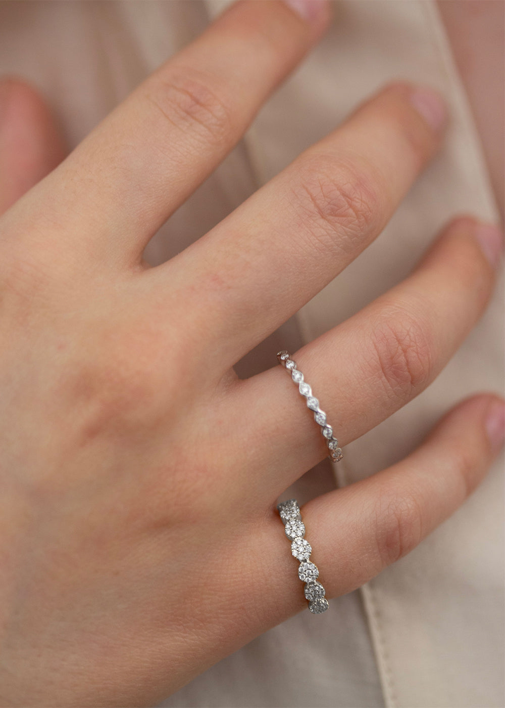 Starflower Lab-Grown Diamond Pinky Ring