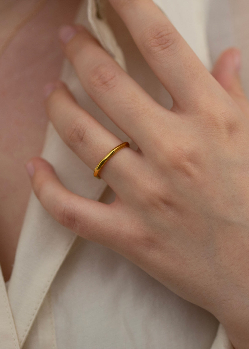 Thalassa Faceted Ring