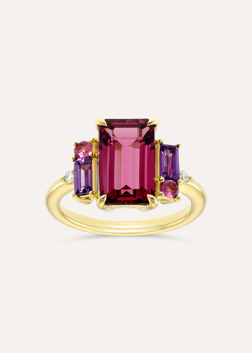 Charli Rhodolite Garnet Cocktail Ring