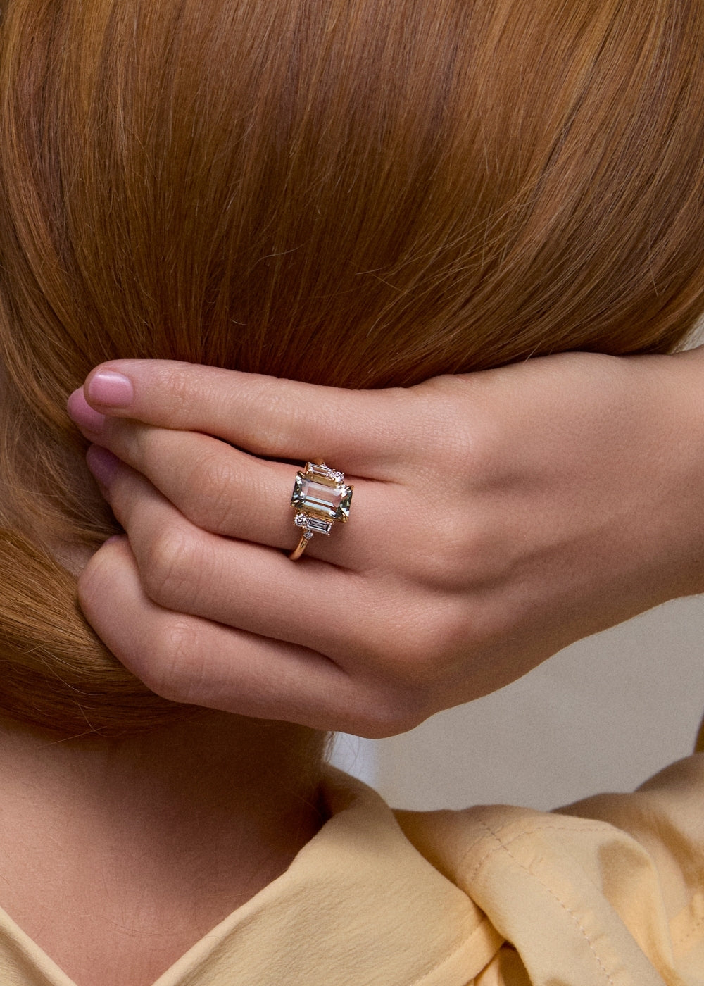Charli Green Amethyst Cocktail Ring