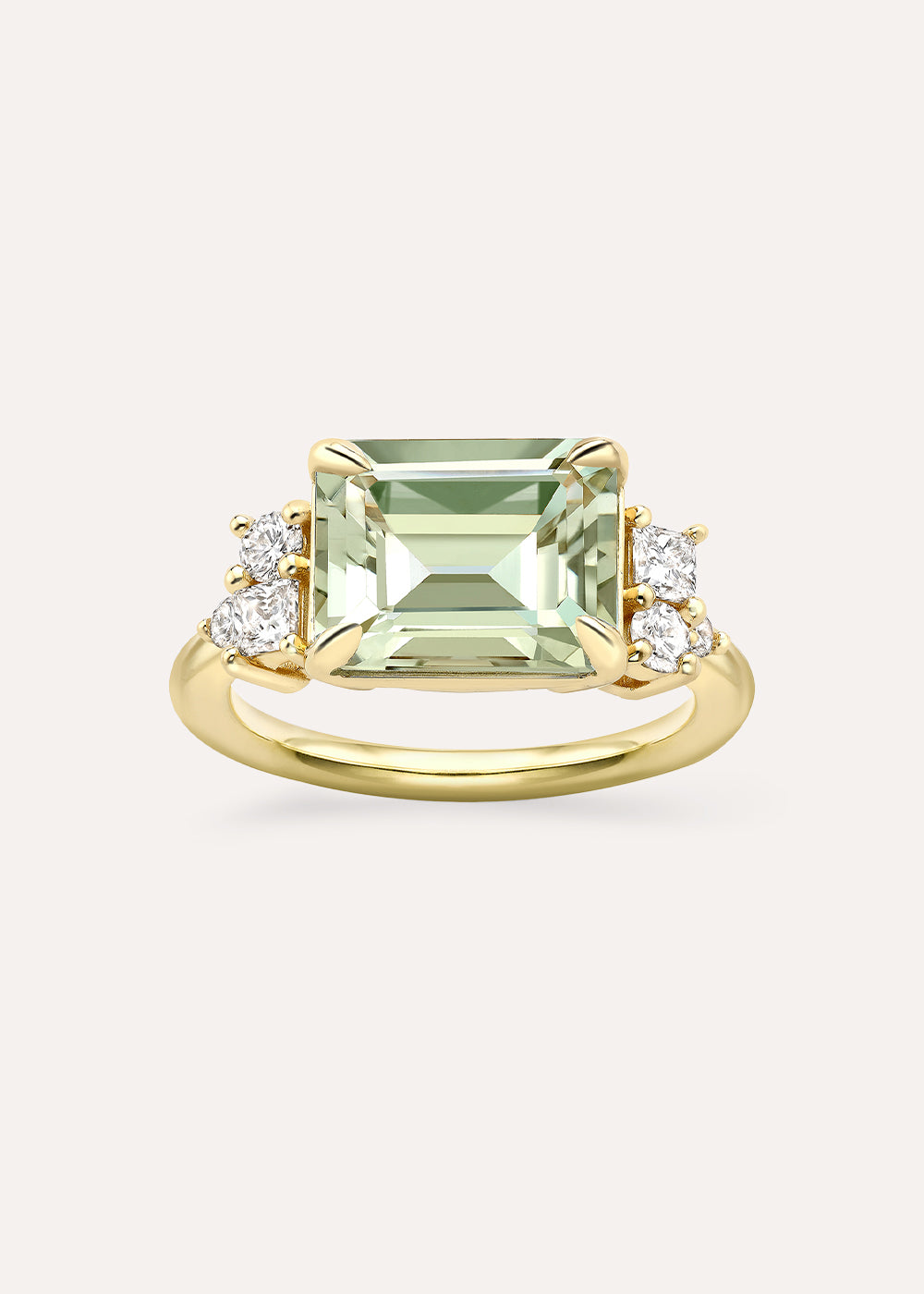 Claudie Green Amethyst Cocktail Ring