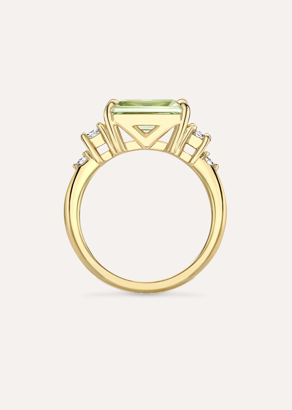 Claudie Green Amethyst Cocktail Ring