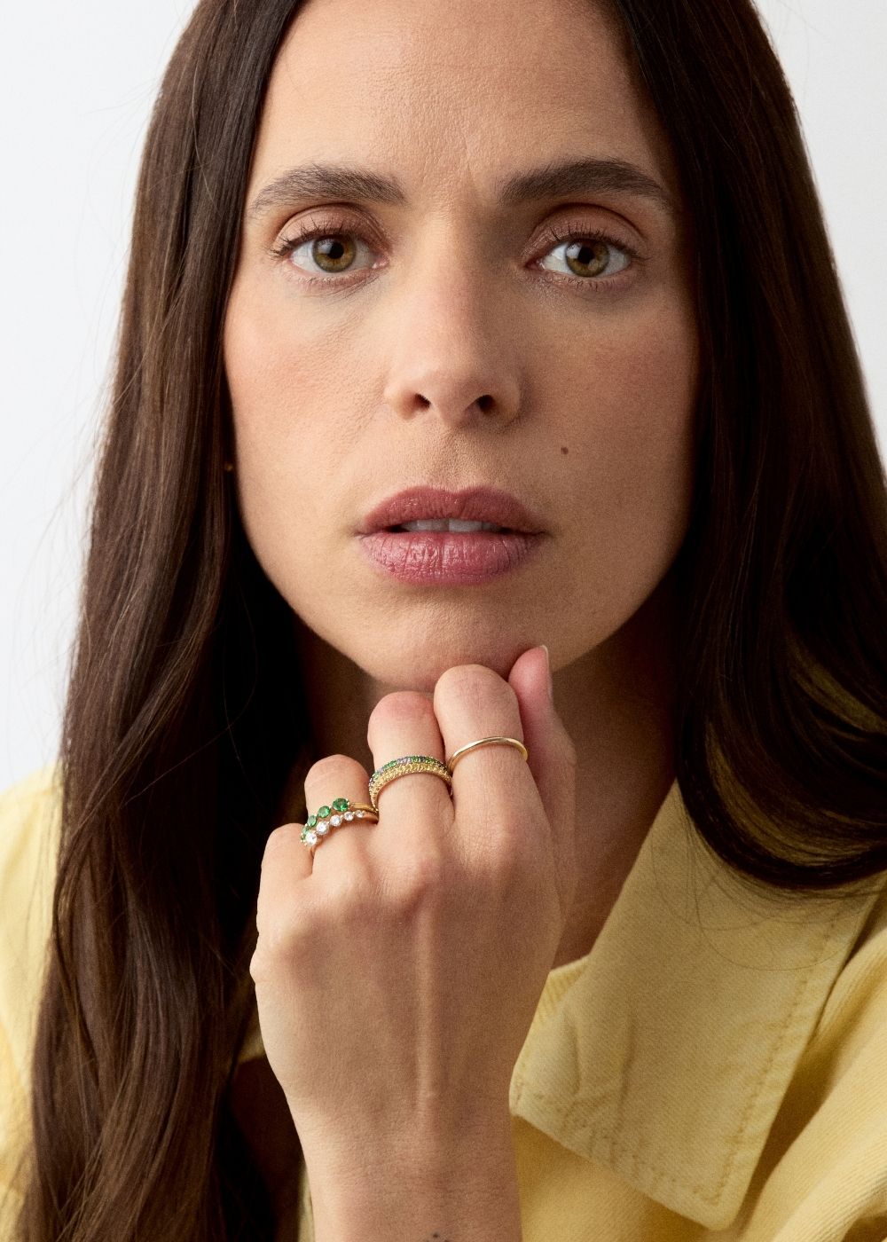 Shuga Tsavorite Graduated Ring