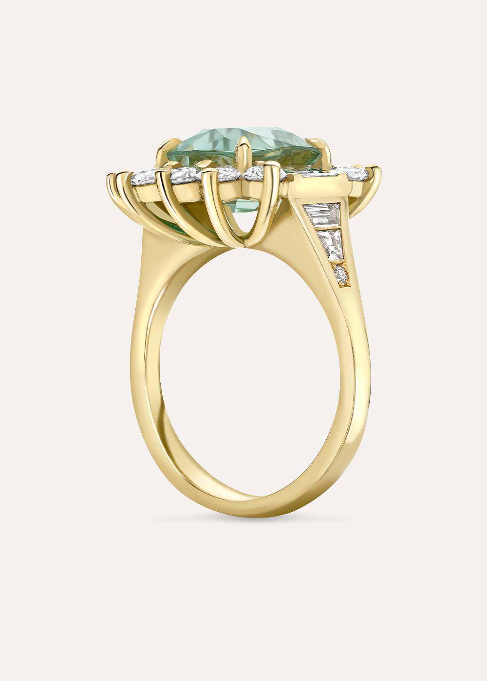 Thea Tourmaline & Diamond Ring