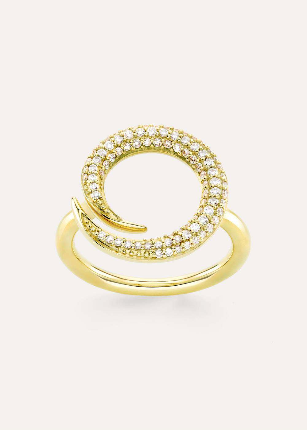 Toro Pavé Lab-Grown Diamond Ring