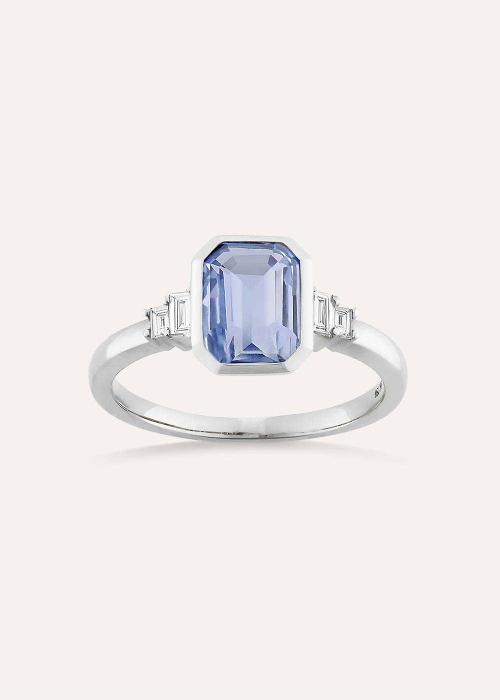 Mila Blue Sapphire & Diamond Ring
