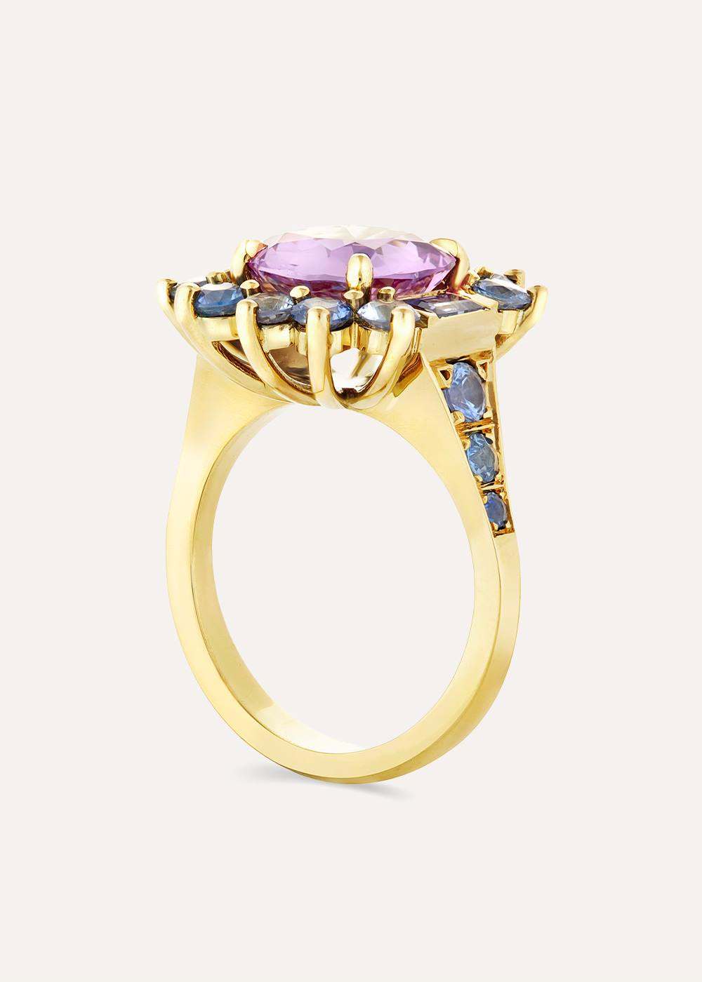 Thea Spinel & Sapphire Cocktail Ring
