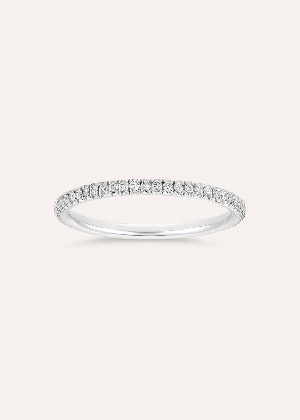 Minnow Three Quarter Mini Lab-Grown Diamond Eternity Ring