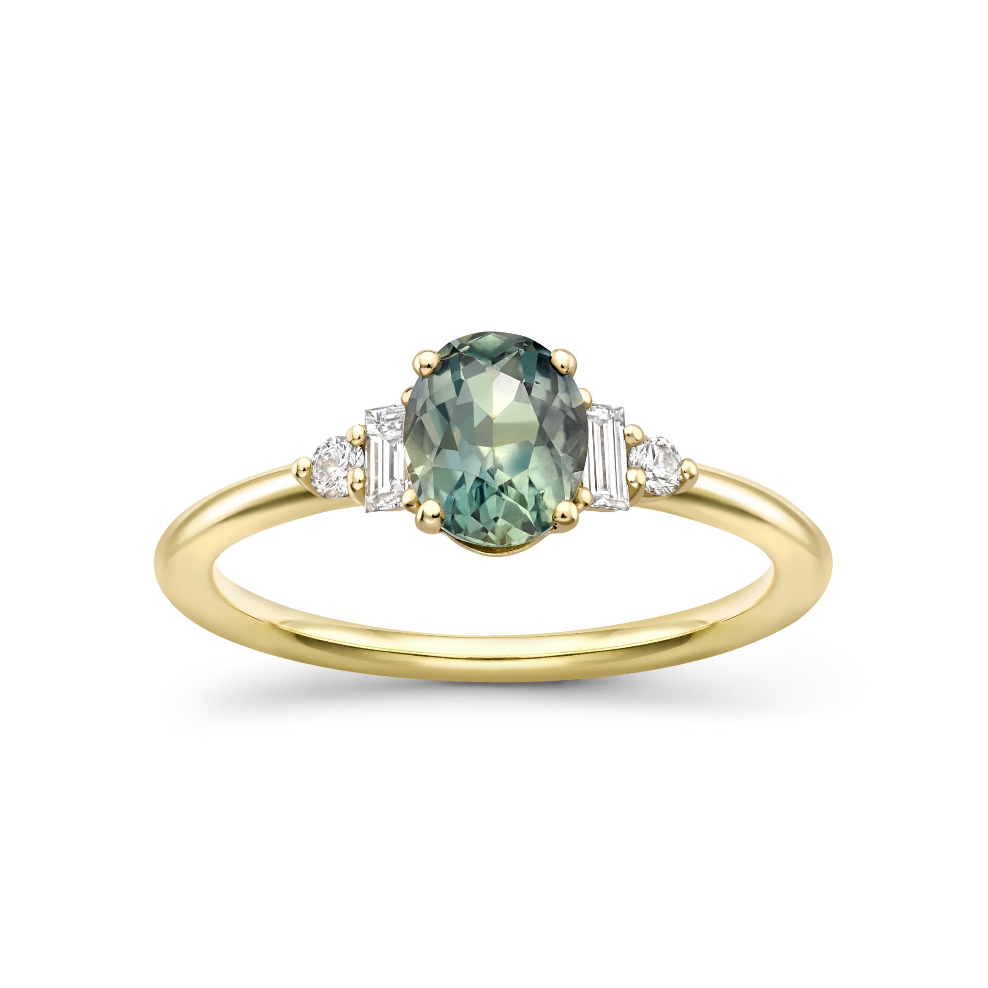 Katie Teal Sapphire & Diamond Ring