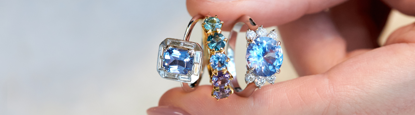 Blue Gemstone Rings