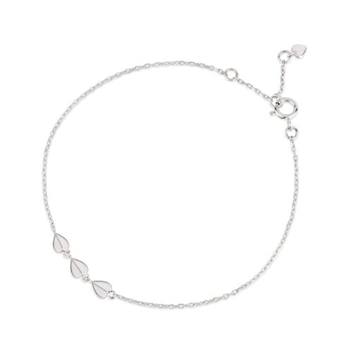 Bijou Folded Heart Trio Bracelet Sample