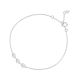 Bijou Folded Heart Trio Bracelet