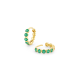 Elyhara Emerald Huggie Hoops