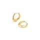 Thalassa Small & Chunky Huggie Hoops