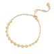 Folded Heart Linked Bracelet