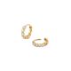Elyhara Diamond Huggie Hoops