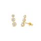 Elyhara Diamond Trio Studs