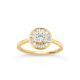 Ava Brilliant & Carre Cut Diamond Ring